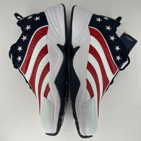 R.D.C Mens Multicolor Glory Patriotic Striped Low Top Lace Up Size 6 Sneakers - Picture 7 of 10